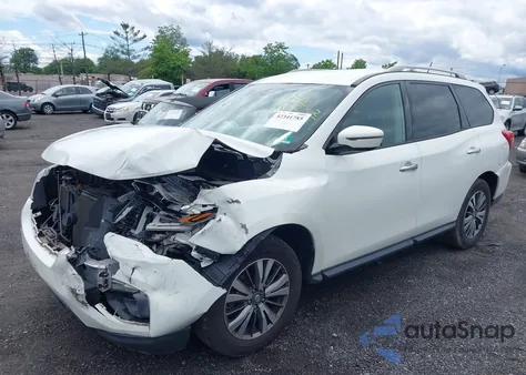 2018 Nissan Pathfinder Sv from USA, damaged, VIN 5N1DR2MM8JC662291